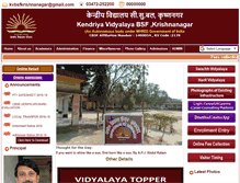 Tablet Screenshot of kvbsfkrishnanagar.org